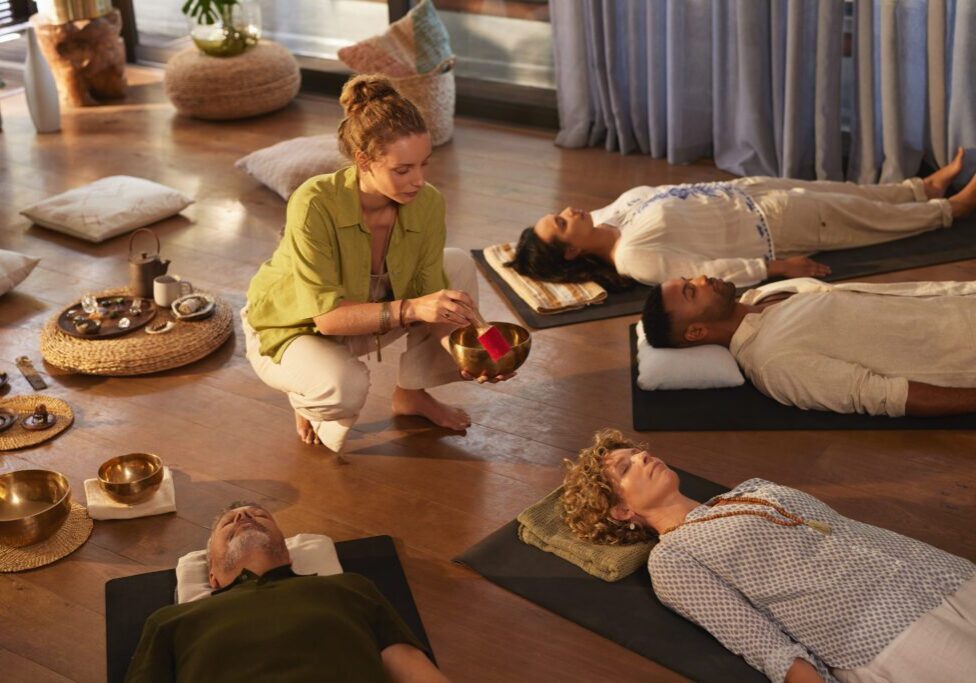 Clinical sound therapy treatments being administered to a patient in Granada Hills, CA